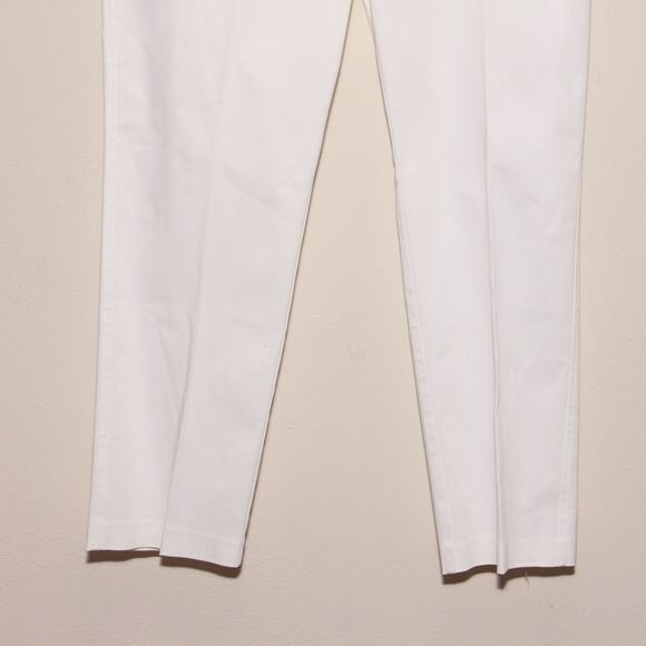 NEW Charter Club White Ankle Pants Size 14 Modern Fit Cotton Blend - Picture 4 of 9